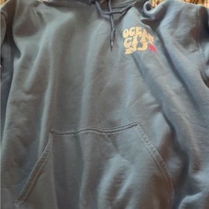 ocean city nj blue size medium hoodie